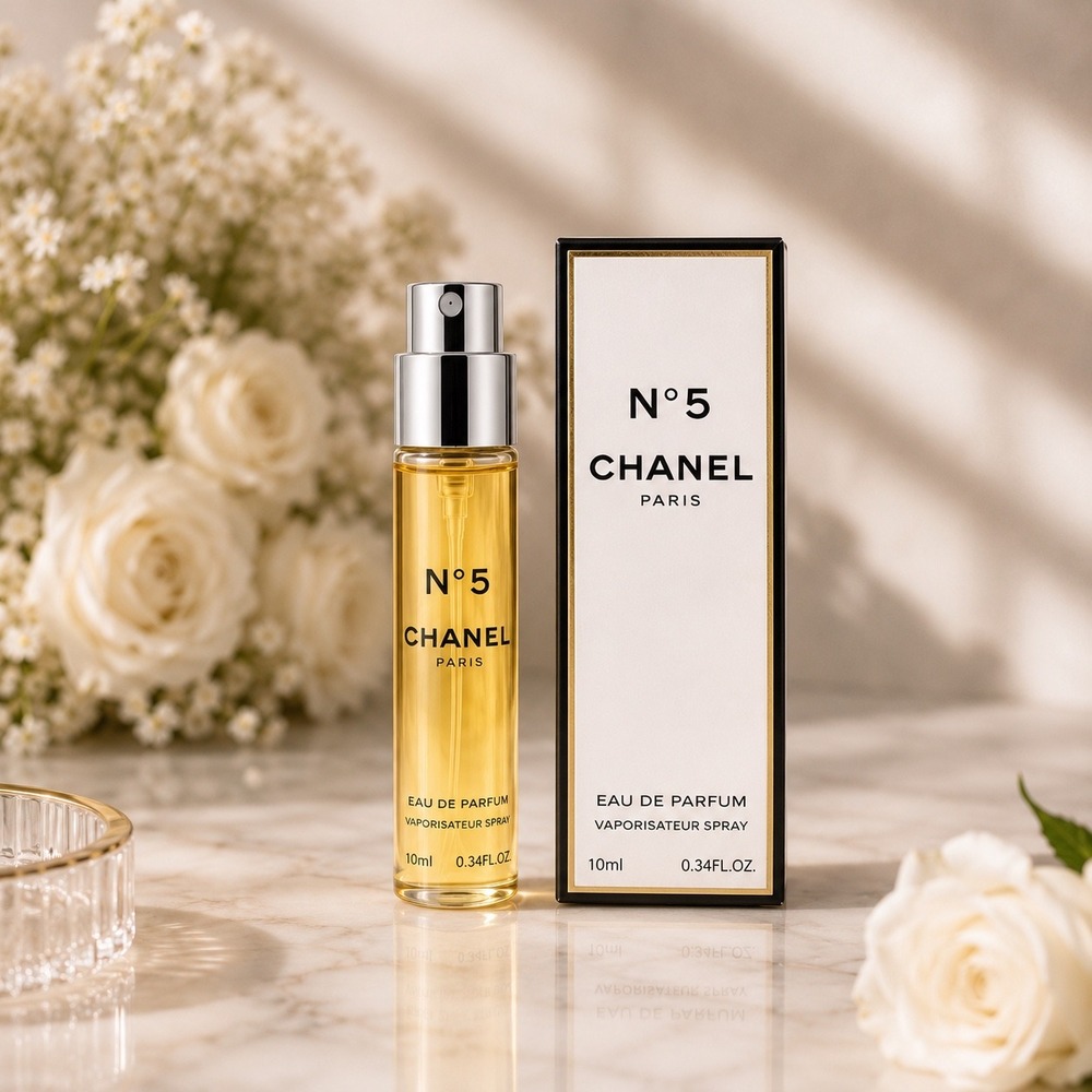 Chanel N5 Eau de Parfum Mini Travel Spray Size 10mL